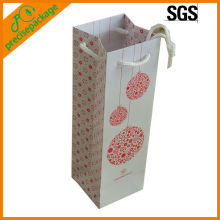 customized 1 bottle wine art paper hold bag